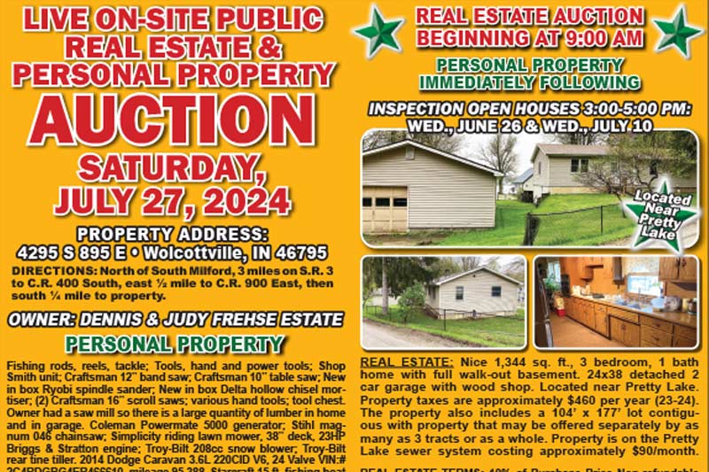 Auctions Jerry Grogg Auctioneering & Real Estate