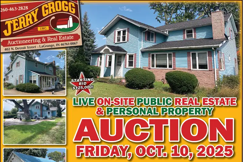 Klausing Real Estate & Personal Property Auction, October 10, 2025 in LaGrange, Indiana