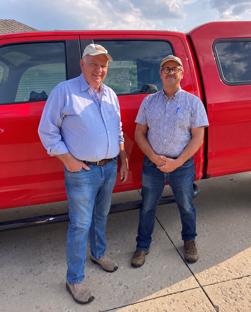 Jeff Burlingame and Steve McKowen of Jerry Grogg Auctioneering & Real Estate